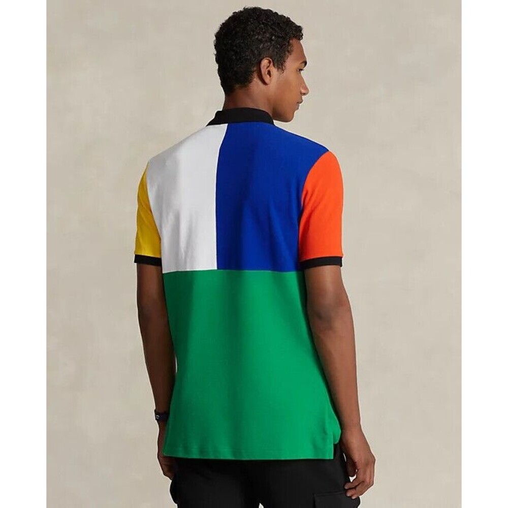 NWT Polo Ralph Lauren Men's Polo Shirt XL XXL Custom Slim Fit Big Pony Mesh - Picture 4 of 10